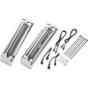 Ciro #42050 - Filler Panel Tail Lights - Smoke Lens - Chrome