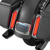 Ciro #42052 - Filler Panel Tail Lights - Red Lens - Chrome