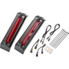 Ciro #42053 - Filler Panel Tail Lights - Red Lens - Black