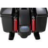 Ciro #42053 - Filler Panel Tail Lights - Red Lens - Black