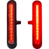 Custom Dynamics #CD-LRST-SB-R - LED Saddlebag Lights - Red Lens - Matte Black