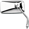 Emgo #20-42443 - Mirror - Cruiser - Side View - Rectangle - Chrome - Right - Each