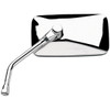 Emgo #20-42444 - Mirror - Cruiser - Side View - Rectangle - Chrome - Left/Right - Each