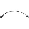 Namz #N-FAXH-12RK - Extension Harness - ABS - 12" - Front - Harley-Davidson