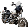 Klock Werks #KWW-06-0613-C - Flare® Windshield - Road Warrior Fairing - 15" - Clear