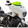 Klock Werks #KWW-04-0649 - Windshield - 9" - Green Ice - Chieftain PowerPlus/Roadmaster PowerPlus