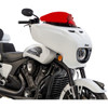 Klock Werks #KWW-04-0651 - Windshield - 9" - Red - Chieftain PowerPlus/Roadmaster PowerPlus