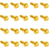 Arlen Ness #300-946 - Bolt Kit - Rocker Box - 12-Point - Titanium - Gold