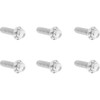 Arlen Ness #300-947 - Bolt Kit - Transmission Top Cover - 12-Point - Titanium - Polished