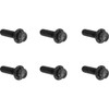 Arlen Ness #300-948 - Bolt Kit - Transmission Top Cover - 12-Point - Titanium - Black