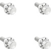Arlen Ness #300-809 - Bolt Kit - Windshield - 12-Point - Titanium - Silver
