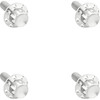 Arlen Ness #300-839 - Bolt Kit - Windshield - Titanium - 12-Point - Polished