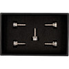 Trask #TM-1050-A - Bitchin' Bolts Hardware Kit - Titanium - M8 - Derby Cover