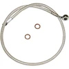 Magnum Shielding #AS37221 - Brake Line - 10mm-90° - 21" - Sterling Chromite II