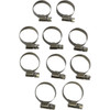 Parts Unlimited - Hose Clamps - Embossed - 16-27 mm - 10 Pack