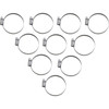 Parts Unlimited - Hose Clamps - Embossed - 40-60 mm - 10 Pack