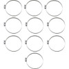Parts Unlimited - Hose Clamps - Embossed - 80-100 mm - 10 Pack