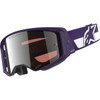 Alpinestars Goggles #5101226-3168 - Supertech Goggle - Hunta 96 XXV - Purple/White - Silver Mirror Lens
