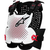 Alpinestars #6500526-132-XLX - A-4 Plasma Roost Guard - Black/Red/White - XL/2XL