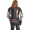 Alpinestars #3150226-1231-54 - GP Tech v5 1-Piece Leather Suit - Black/White/Red Fluo - US 44 / EU 54
