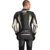 Alpinestars #3150226-125-54 - GP Tech v5 1-Piece Leather Suit - Black/White/Yellow Fluo - US 44 / EU 54