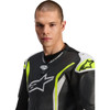 Alpinestars #3150226-125-54 - GP Tech v5 1-Piece Leather Suit - Black/White/Yellow Fluo - US 44 / EU 54