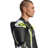 Alpinestars #3150226-125-58 - GP Tech v5 1-Piece Leather Suit - Black/White/Yellow Fluo - US 48 / EU 58
