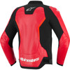 Alpinestars #3100326-3155-52 - GP Force v2 Airflow Leather Jacket - Red/Red Fluo - US 42 / EU 52