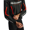 Alpinestars #3100326-1030-50 - GP Force v2 Airflow Leather Jacket - Black/Red Fluo - US 40 / EU 50