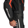 Alpinestars #3100326-1030-50 - GP Force v2 Airflow Leather Jacket - Black/Red Fluo - US 40 / EU 50