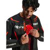 Alpinestars #3100326-1030-52 - GP Force v2 Airflow Leather Jacket - Black/Red Fluo - US 42 / EU 52