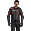 Alpinestars #3100326-1030-54 - GP Force v2 Airflow Leather Jacket - Black/Red Fluo - US 44 / EU 54
