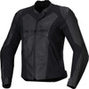 Alpinestars #3113625-1100-50 - Stella Faster v3 Leather Jacket - Black/Black - US 14 / EU 50