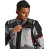 Alpinestars #3200526-9141-L - Andes v4 Drystar® Jacket - Dark Gray/Ice Gray/Black/Bright Red - Large