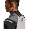 Alpinestars #3200526-9141-L - Andes v4 Drystar® Jacket - Dark Gray/Ice Gray/Black/Bright Red - Large