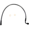 Magnum Shielding #AS47219 - Brake Line - 10 mm-90° - 19" - Black Pearl