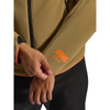 Alpinestars #3200226-8038-S - Aeroshell Waterproof Jacket - Dark Khaki/Black/Orange Fluo - Small