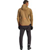 Alpinestars #3200226-8038-S - Aeroshell Waterproof Jacket - Dark Khaki/Black/Orange Fluo - Small