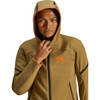 Alpinestars #3200226-8038-L - Aeroshell Waterproof Jacket - Dark Khaki/Black/Orange Fluo - Large