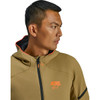 Alpinestars #3200226-8038-XL - Aeroshell Waterproof Jacket - Dark Khaki/Black/Orange Fluo - XL