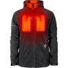 Gerbing Heated Clothing #GER-TFJKT-7V-M-G-L - 7V Thermite Fleece Heated Jacket 2.0 - Gray - Large