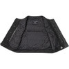 Thrashin Supply CO. #TMJ-17-10 - Encinal Leather Shorty Riding Vest - Black - Large