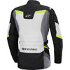 Alpinestars #3210325-9145-XL - Stella ST-1 Waterproof Jacket - Ice Gray/Black/Yellow Fluo - XL