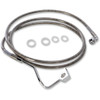 Drag Specialties - Brake Line - Front - +4" - Stainless Steel