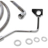 Drag Specialties - Brake Line - Front - +6" - Stainless Steel