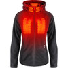 Gerbing Heated Clothing #GER-TFJKT-7V-W-G-L - Women's 7V Thermite Fleece Heated Jacket 2.0 - Gray - Large