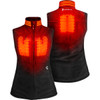 Gerbing Heated Clothing #GER-TFVST-7V-W-BS - Women's 7V Thermite Heated Fleece Vest 2.0 - Black - Small