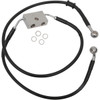 Drag Specialties - Brake Line - Front - +12" - Black - XL