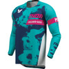 Thor - Youth Launchmode Bleach Jersey - White/Aqua - 2XS