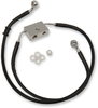 Brake Line - Front - +12" - Black - XL